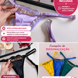 Calcinha Fio Duplo Personalizada – Até 8 Letras Inclusas