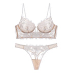 Conjunto Jade – Lingerie Sexy com Renda Bordada e Bojo Push-Up