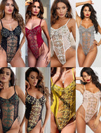Body Rosa Bella com Bordado Floral e Amarração Lateral – Sensualidade em Cada Detalhe