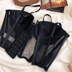 Conjunto Lingerie Corset Lune com Bojo Meia-Taça e Calcinha