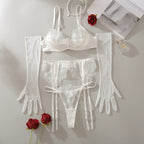 Conjunto Rosane em Renda Bordada – 4 Peças