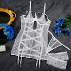 Conjunto Valentina em Renda com Ligas