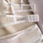 Conjunto de Lingerie Clara – Transparência e Delicadeza em Tule