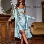 Conjunto Beatriz – 4 Peças em Cetim Floral