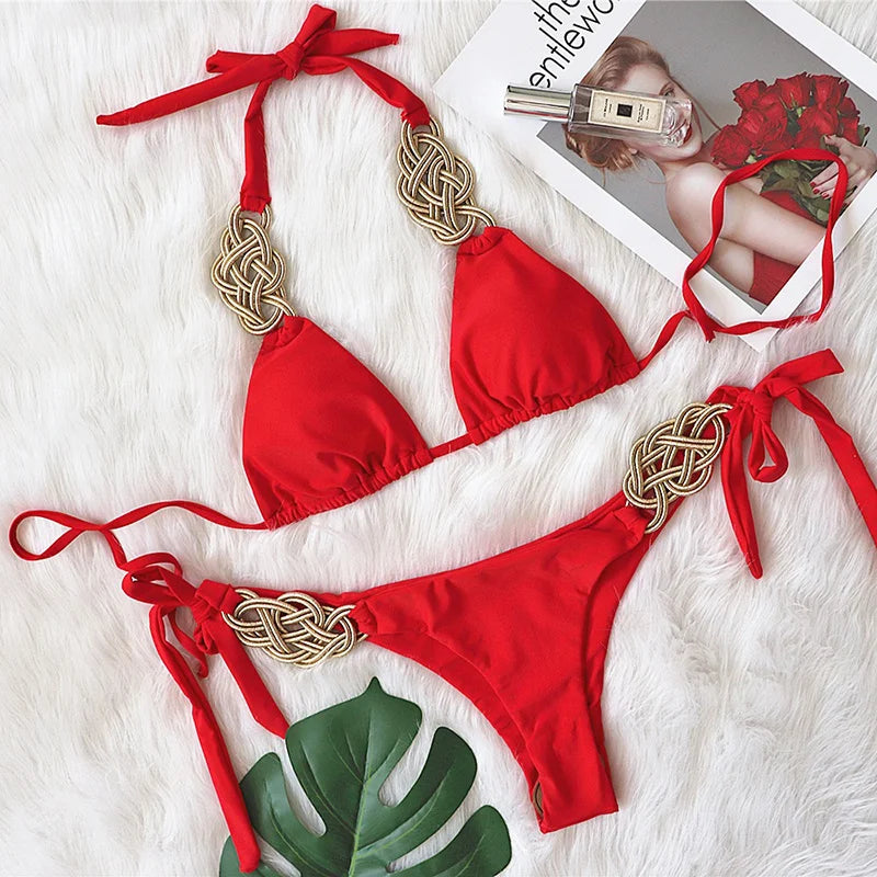 Biquini  Ipanema – Conjunto Sexy 2 Peças Swimwear Feminino 2025
