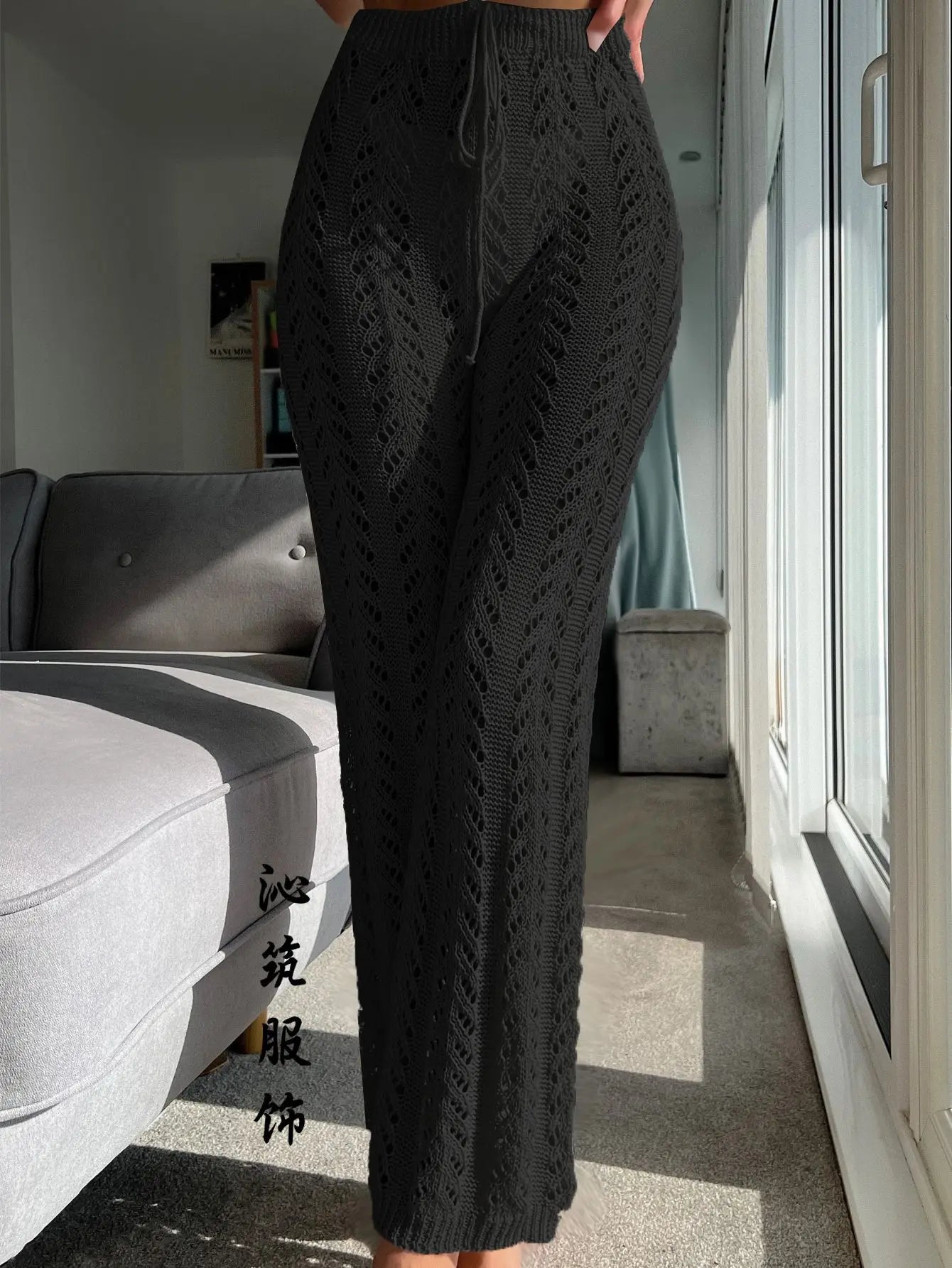 Calça Tricot Longa Marina