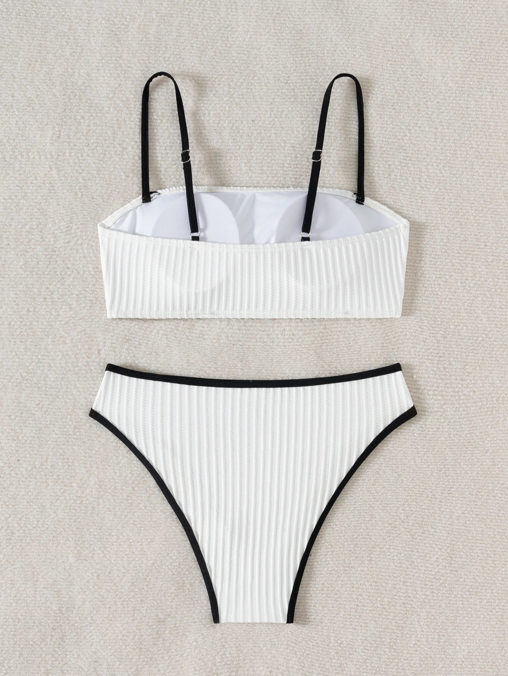 Bikini Amalfi – Conjunto Cintura Alta Feminino 2025 Swimwear Elegante