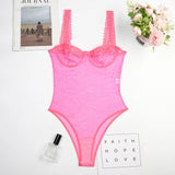 Body Lua – Renda Transparente com Decote Profundo e Costas Abertas
