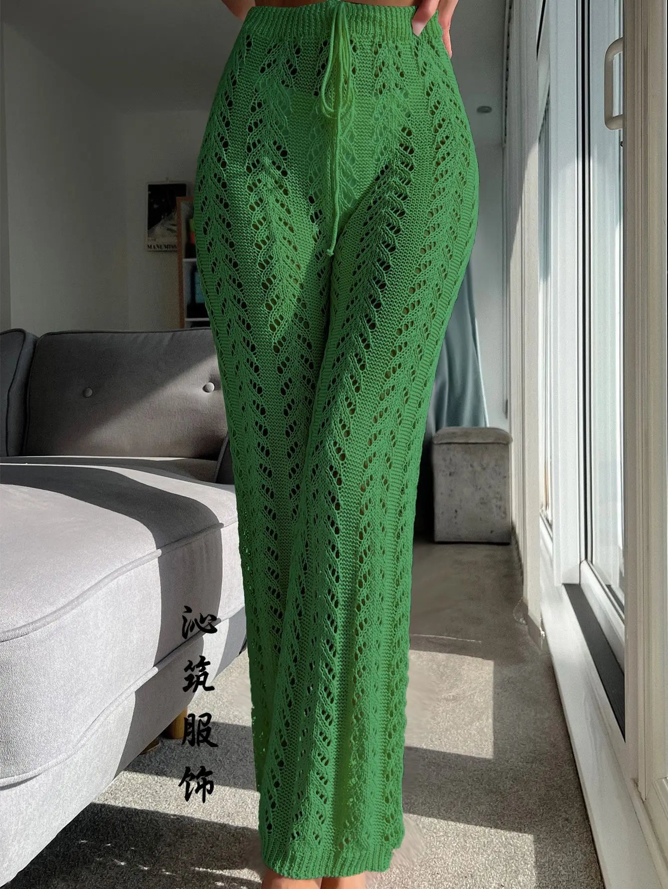 Calça Tricot Longa Marina