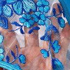 Conjunto Marina – Lingerie Bordada com Transparência e Amarração em Cetim