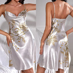 Conjunto Beatriz – 4 Peças em Cetim Floral