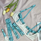 Conjunto de Lingerie Natasha – 4 Peças Ousadas para Sedução Completa
