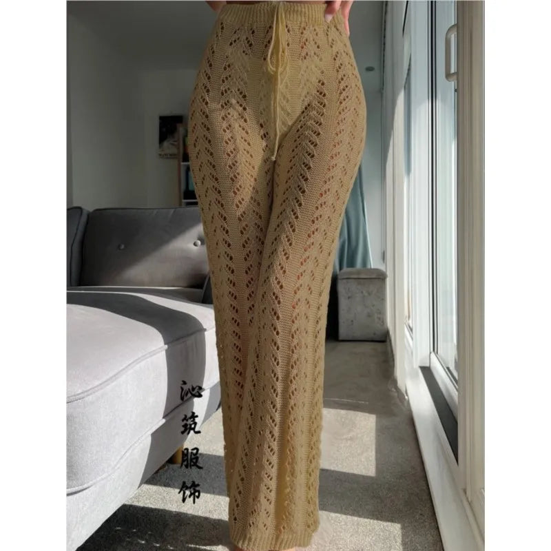 Calça Tricot Longa Marina