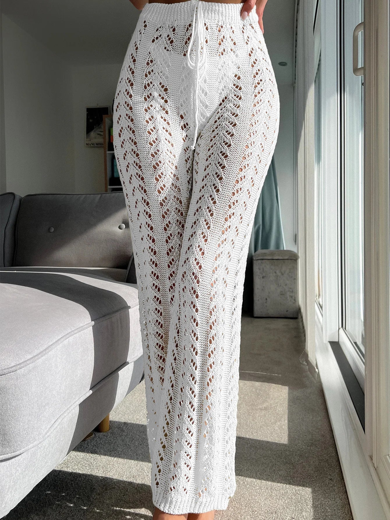 Calça Tricot Longa Marina